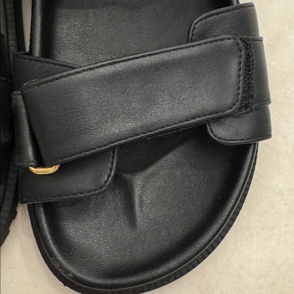 Like new! Maeve for Anthropologie Black Double Strap Sandals, sz 8 - Picture 4 of 15